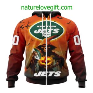New York Jets NFL Special Design Jersey For Halloween Personalized Hoodie T Shirt 2
