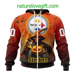 Pittsburgh Steelers NFL Special Design Jersey For Halloween Personalized Hoodie T Shirt 2