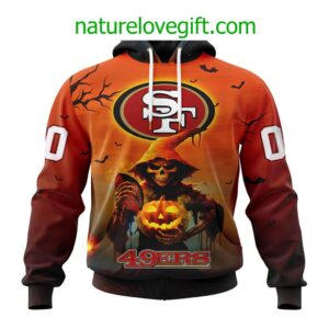 San Francisco 49ers NFL Grim Reaper Hoodie For Halloween Personalized Hoodies