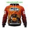 Seattle Seahawks NFL Grim Reaper Hoodie For Halloween Personalized Hoodies