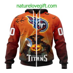 Tennessee Titans NFL Special Design Jersey For Halloween Personalized Hoodie T Shirt 2