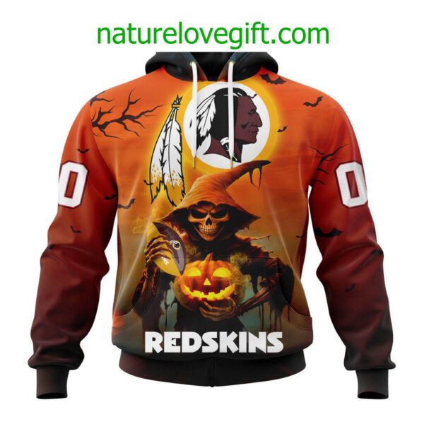 Washington Commanders NFL Grim Reaper Hoodie For Halloween Personalized Hoodies