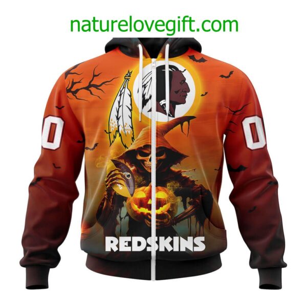 Washington Commanders NFL Grim Reaper Hoodie For Halloween Personalized Hoodies
