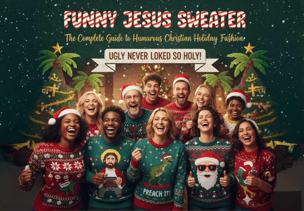 Funny Jesus Sweater The Complete Guide to Humorous Christian Holiday Fashion