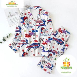 NFL Buffalo Bills Do You Billieve For Football Team Winter Satin Pajamas Set Gift for Fans, Bills Gift Pajamas