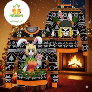 Carrot Anime Xmas Gifts One Piece Ugly Christmas Sweater