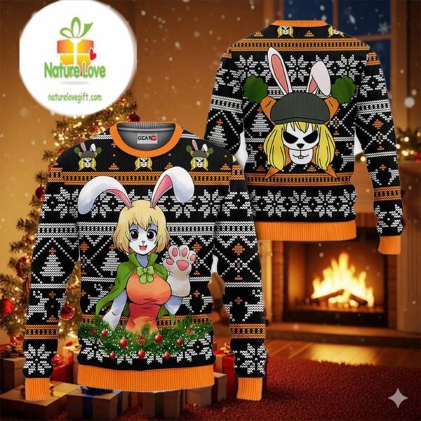 Carrot Anime Xmas Gifts One Piece Ugly Christmas Sweater