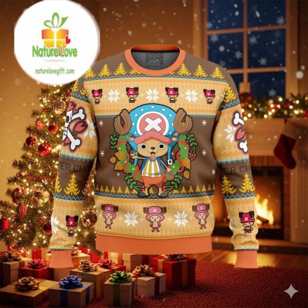 Christmas Tony Chopper One Piece Ugly Christmas Sweater