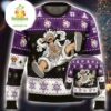 Luffy Gear 5 Sun God Nika One Piece Ugly Christmas Sweater