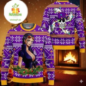 Nico Robin Anime Xmas Gifts One Piece Ugly Christmas Sweater