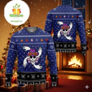 Robin Symbol One Piece Ugly Christmas Sweater