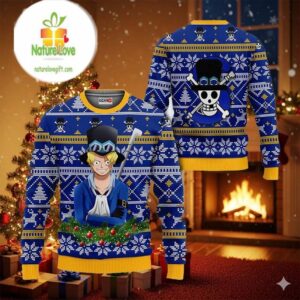 Sabo Anime Xmas Gifts One Piece Ugly Christmas Sweater