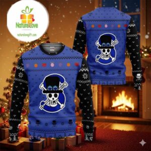 Sabo Symbol One Piece Ugly Christmas Sweater