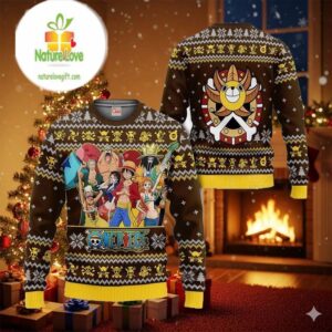 Straw Hat Pirates Anime Xmas One Piece Ugly Christmas Sweater