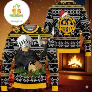 Trafalgar Law Anime Xmas Gifts One Piece Ugly Christmas Sweater