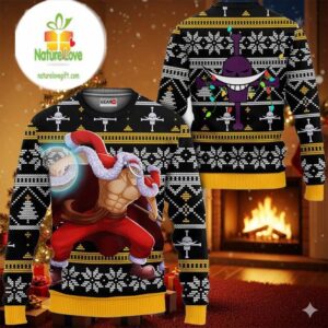 Whitebeard Anime Xmas Gifts One Piece Ugly Christmas Sweater