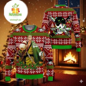 Zoro Wano Xmas One Piece Ugly Christmas Sweater