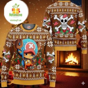 Tony Tony Chopper Anime Xmas One Piece Ugly Christmas Sweater