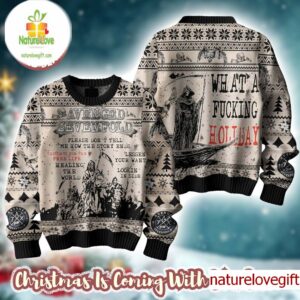 Avenged Sevenfold What A Fucking Holiday Please Don’t Tell Me How The Story Ends Ugly Christmas Sweater