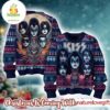 Kiss Members Rock And Roll Holiday Gift Vintage Style 2025 Ugly Christmas Sweater