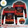 Kiss Rock Band On Sleigh Merry Kissmas Ugly Christmas Sweater 2026