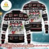 Kiss Rockin Around The Christmas Tree Jingle Bell Rock Funny Ugly Christmas Sweater