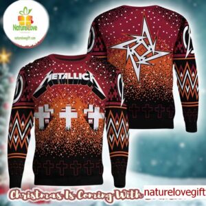 Metallica Master Of Puppets Holiday Gift Ugly Christmas Sweater