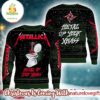 Metallica Metal Up Your Xmass Funny Toilet Candy Crane Ugly Christmas Sweater Holiday Gift