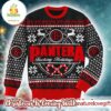 Pantera Fucking Holidays Snowflakes Xmas Style Gift For Fans Knitted Ugly Christmas Sweater