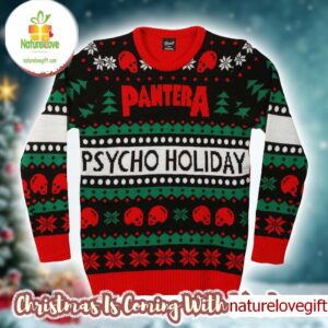 Pantera Psycho Holiday Ugly Christmas Sweater