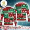 Pearl Jam Knitted Checkered Pattern Red And Green Knitted Ugly Christmas Sweater Gift For Fans