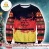 Rammstein Band Tie Die Effect Germany Flag Color Ugly Christmas Sweater
