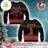 Slayer Band Green Devil Show No Mercy Holiday Gift For Fans 2025 Christmas Ugly Sweater