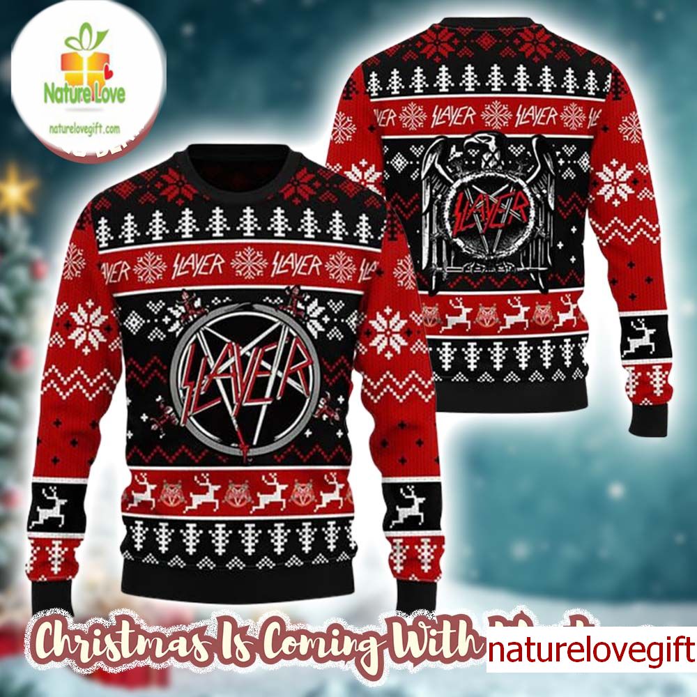 Slayer Christmas Ugly Sweater Slayer Christmas Ugly Sweater