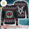 Slayer Thrash Metal Christmas Wreath Logo Holiday Christmas Ugly Sweater