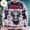 Slipknot Band Goat Skull Horror All Over Tribal S Logo With Snowflakes Pattern Ugly Christmas Sweater