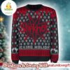 Slipknot Fucking Holiday Snowflakes Pattern Knitted Ugly Christmas Sweater