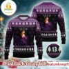 Taylor Swift 13 Purple Dress Knitted Ugly Christmas Sweater