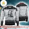 Taylor Swift All Time Album With Signature Music Note Pattern Knitted Ugly Christmas Sweater For Fans