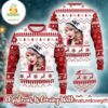 Taylor Swift Merry Christmas Reindeer Knitted Ugly Christmas Sweater