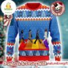 The Beatles Walk Across The Street Abbey Road Rainbow Color Ugly Christmas Sweater