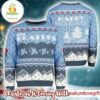 The Beatles Young Band Members Happy Holidays Blue Ugly Christmas Sweater Jumper
