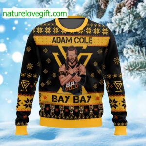 Adam Cole Bay Bay Ugly Christmas Sweater