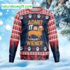 Admit It You Want To Hold My Wiener Ugly Christmas Sweater