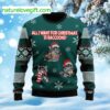 All I Want For Christmas Is Raccoons Ugly Christmas Sweater
