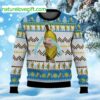 Banana Cat Crying Ugly Christmas Sweater