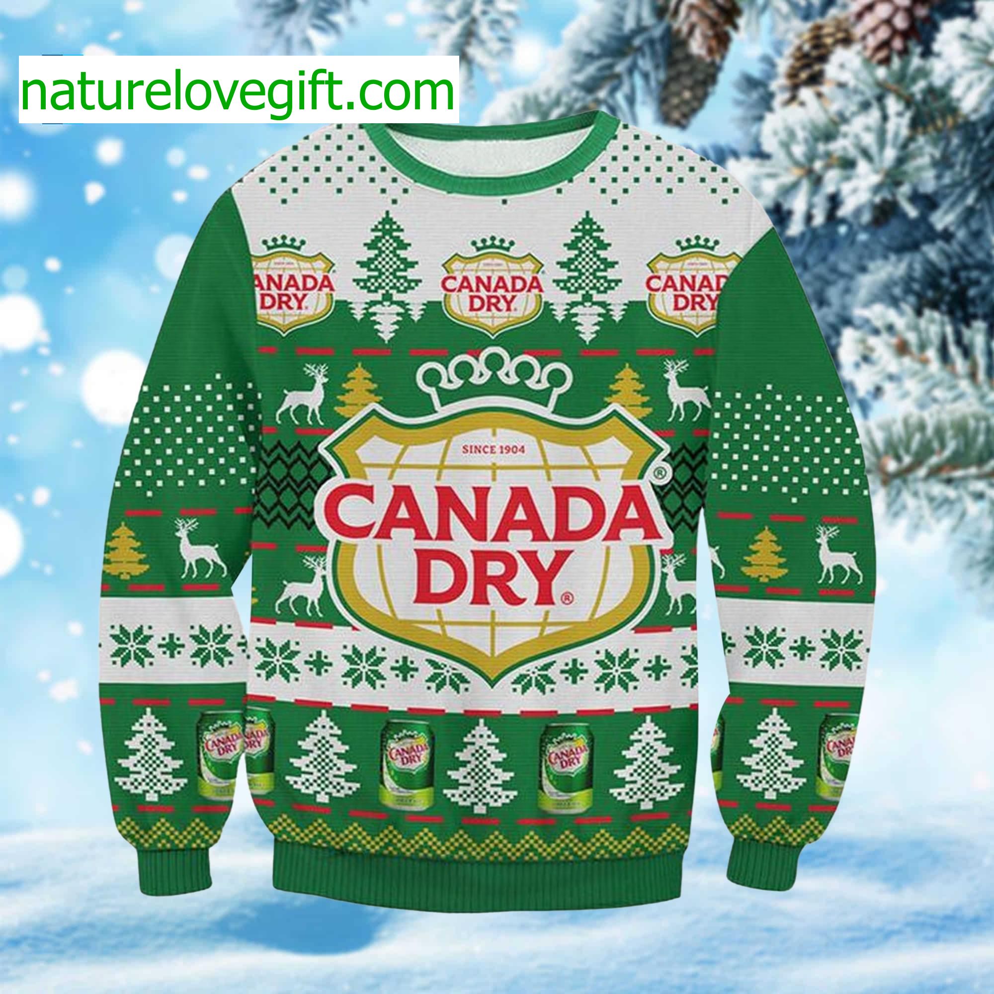 Canada Dry Ugly Christmas Sweater Canada Dry Ugly Christmas Sweater