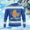 Capybara Fitness Ugly Christmas Sweater