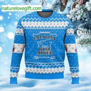 Catalina Wine Mixer Drink Ugly Christmas Sweater