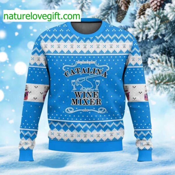 Catalina Wine Mixer Drink Ugly Christmas Sweater